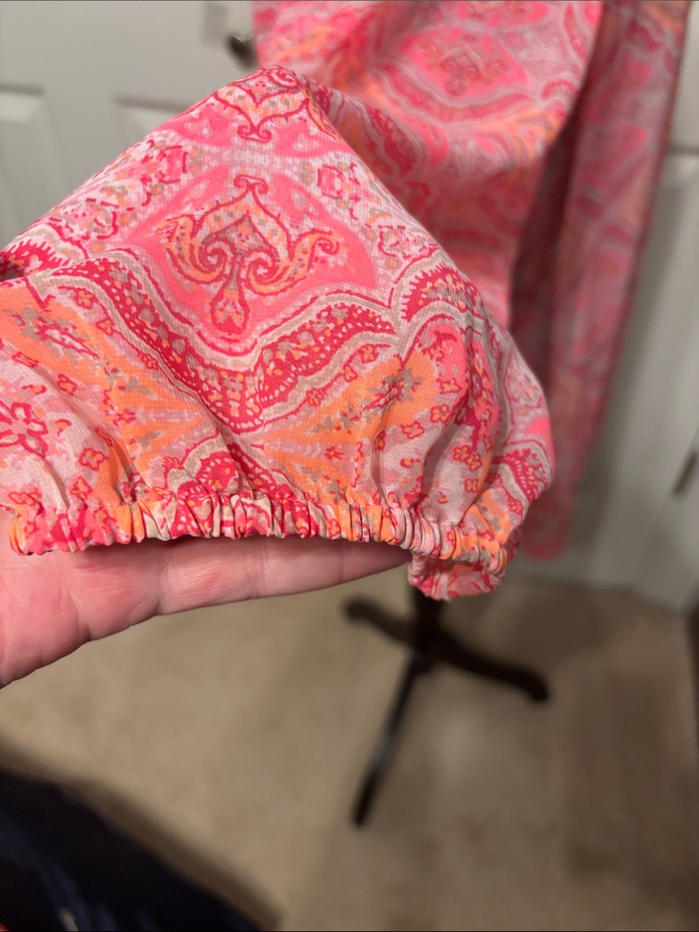 Victoria’s Secret Paisley Sheer Blouse - Picture 5 of 9